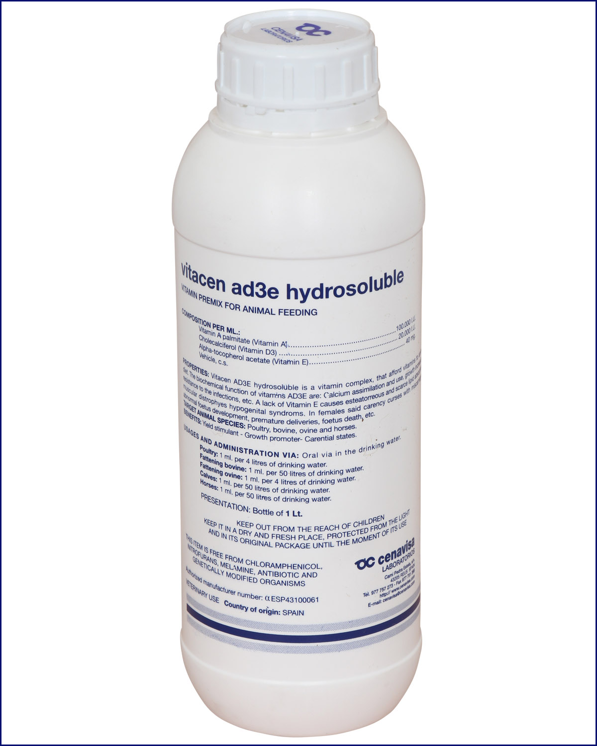 vitacen ad3e hydrosoluble